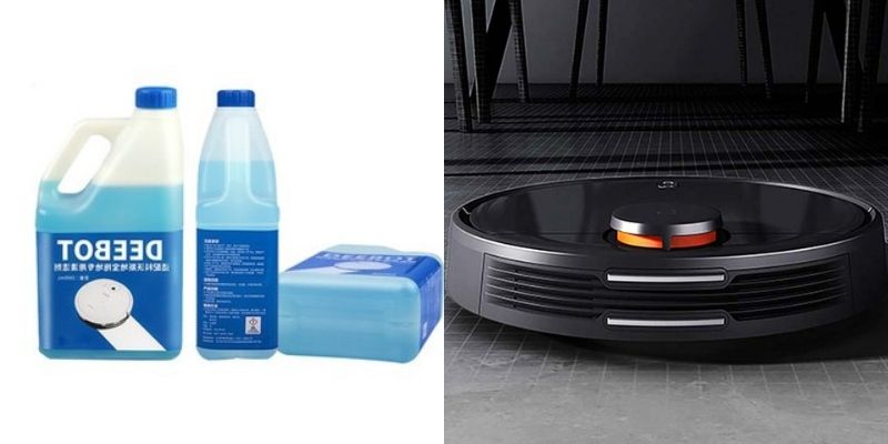Sử dụng nước lau sàn chuyên dụng cho robot hút bụi lau nhà